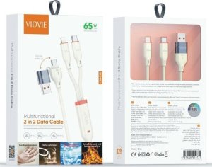Kabel USB Vidvie USB-C - Lightning 1.2 m Biały (GSMA0244) 3