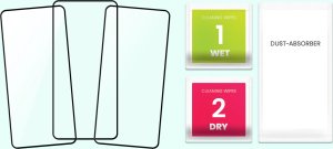 Hello Case 3x Szkło Hybrydowe do Samsung Galaxy S10 PLUS (5D, ochronne, na cały ekran) 7