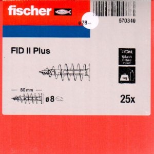 Fischer fischer insulation anchor FID II Plus 80mm (white, 25 pieces) 3