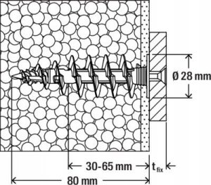 Fischer fischer insulation anchor FID II Plus 80mm (white, 25 pieces) 8