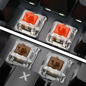 Klawiatura Sharkoon Sharkoon Gaming Tastatur Skiller SGK20 Mech rot, RGB LED,USB 3