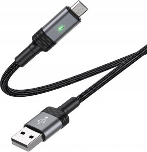 Kabel USB Borofone Borofone Kabel BU30 Lynk Smart power-off - USB na Micro USB - 2,4A 1,2 metra czarny 1