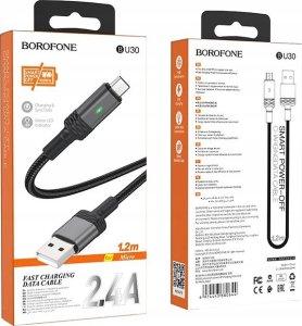 Kabel USB Borofone USB-A - microUSB 1.2 m Czarny (KABAV1004) 5
