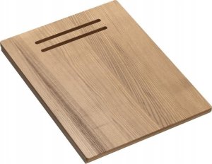 Zlewozmywak GraniteQ MARC 120 WORKSTATION GraniteQ zlewozmywak 2-komorowy 760*500*235 mm soft taupe + syfon push to open + dozownik + deska + wkładka / elementy złote 4