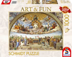 Schmidt Spiele Puzzle PQ 1000 MARKUS BINZ Dysputa o Naj¶więtszym 1