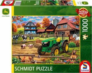 Schmidt Spiele Puzzle PQ 1000 JOHN DEERE Traktor 5050E G3 1