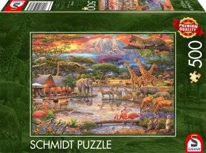 Schmidt Spiele Puzzle PQ 500 Raj pod Kilimandżaro G3 1