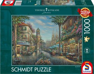 Schmidt Spiele Puzzle PQ 1000 THOMAS KINKADE Hiszpańska uliczka 1