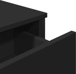 vidaXL Szafka czarna 97x32,5x74,5 cm 9