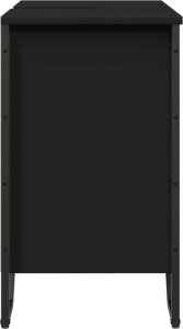 vidaXL vidaXL Szafka pod umywalkę, czarna, 60x35x60 cm 5