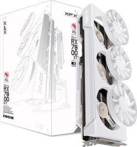 Karta graficzna XFX Qicksilver Radeon RX 7800 XT Magnetic Air Gaming Arctic White 16GB GDDR6 (RX-78TMAIRW9) 1