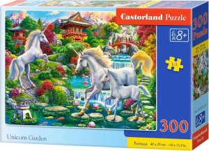 Castorland Puzzle 300 elementów B-030521 Unicorn Garden jednorożce 1