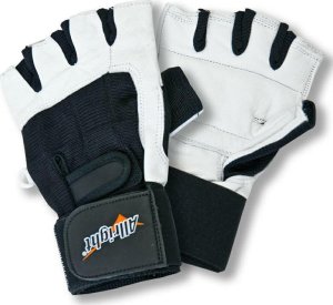 Allright Rękawiczki kulturystyczne skóra dr r. XS (FE08045) 2
