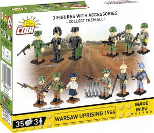 Figurka XXX_Cobi Klocki (Cobi) Figurki Powstańców warszawskich 1944 zestaw 5
