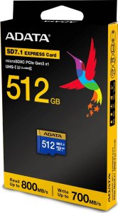 Karta ADATA Premier Extreme SD7.1 MicroSDXC 512 GB Class 10 UHS-I/U3 V30 (UD512GEX3L1-C) 2