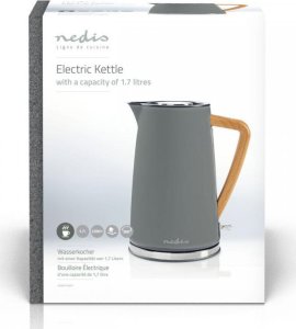 Czajnik Nedis Nedis KAWK510EGY czajnik elektryczny 1,7 l 2200 W Szary 9