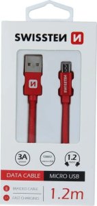 Kabel USB Swissten USB-A - micro-B 1.2 m Złoty (71522204) 10