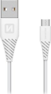 Kabel USB Swissten USB-A - micro-B 1.5 m Biały (71504300) 3