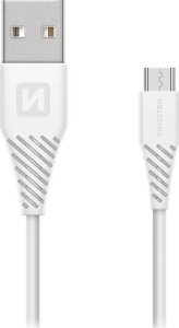 Kabel USB Swissten USB-A - micro-B 1.5 m Biały (71504300) 5