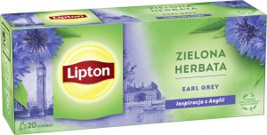 Lipton Herbata LIPTON zielona, Earl Grey, 20 torebek 4