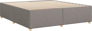 vidaXL vidaXL Rama łóżka bez materaca, taupe, 180x200 cm, obita tkaniną 6