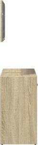 vidaXL vidaXL 2-częściowy zestaw mebli łazienkowych, kolor dąb sonoma 6