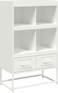vidaXL vidaXL Szafka, biała, 68,5x39x111,5 cm, stal walcowana na zimno 2