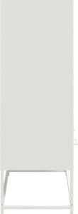 vidaXL vidaXL Szafka, biała, 68,5x39x111,5 cm, stal walcowana na zimno 6