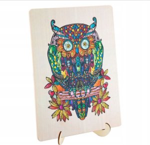 Eureka Puzzle drewniane 133 Sowa 2