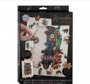 Eureka Puzzle drewniane 133 Sowa 3