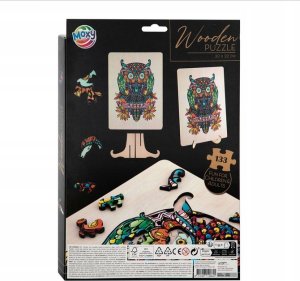 Eureka Puzzle drewniane 133 Sowa 8