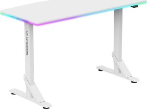 Biurko Ultradesk Iron Białe 132.5 cmx60.5 cm 11