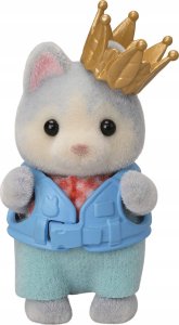 Figurka Epoch Sylvanian Families - Wyspa z wodospadem Secret Forest + figurka pieska husky (5761) 8
