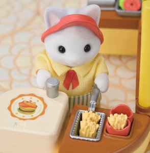 Figurka Epoch SYLVANIAN Obwoźna restaur.z hamburger..05757 57575 13