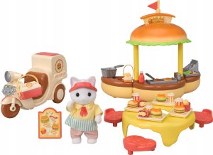Figurka Epoch SYLVANIAN Obwoźna restaur.z hamburger..05757 57575 3