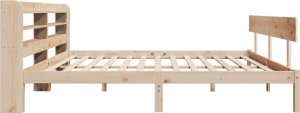 vidaXL vidaXL Rama łóżka bez materaca, 180x200 cm, lite drewno sosnowe 5