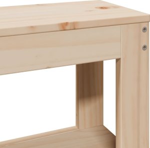 vidaXL vidaXL Rama łóżka bez materaca, 140x200 cm, lite drewno sosnowe 10