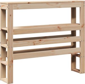 vidaXL vidaXL Rama łóżka bez materaca, 100x200 cm, lite drewno sosnowe 6