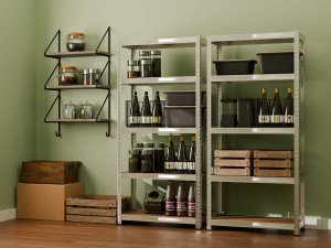 Topeshop REGAŁ MAGAZYNOWY METALOWY G7030 MDF 3