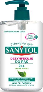 SANYTOL Żel do dezynfekcji rąk SANYTOL Zielona herbata 250 ml 1