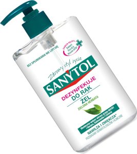 SANYTOL Żel do dezynfekcji rąk SANYTOL Zielona herbata 250 ml 3