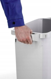 Kosz na śmieci Durable Durable Durabin 60, 60 L, Rectangular, White, 590 mm, 270 mm, 600 mm 4