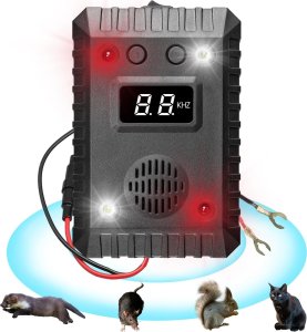 Farrot ultradźwiękowy odstraszacz gryzoni, garaż, dom, auto alarm, 12/24v 2