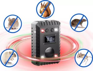 Farrot ultradźwiękowy odstraszacz gryzoni, garaż, dom, auto alarm, 12/24v 4