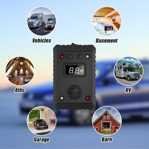 Farrot ultradźwiękowy odstraszacz gryzoni, garaż, dom, auto alarm, 12/24v 9