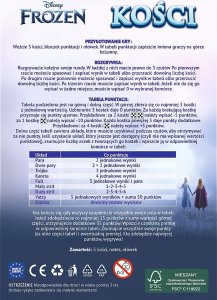 Trefl GRA KOSCI FROZEN TREFL PUD12 2