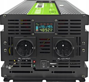 Przetwornica Green Cell GREEN CELL PRZETWORNICA LCD 48V/230V 5000W/10000W CZYSTY SINUS INVGC48P5000LCD 3