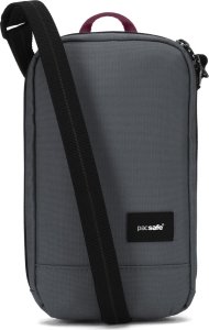 Pacsafe Torba miejska na ramię antykradzieżowa Pacsafe RFIDsafe Tech crossbody  - stalowa 1