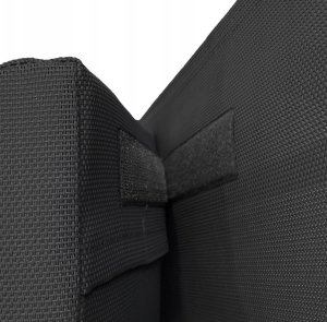 kontrast Leżak ogrodowy aluminiowy leżanka fotel bujany SWING czarny 7