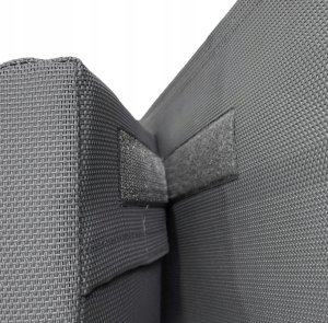 kontrast Leżak ogrodowy aluminiowy leżanka fotel bujany SWING szary 8